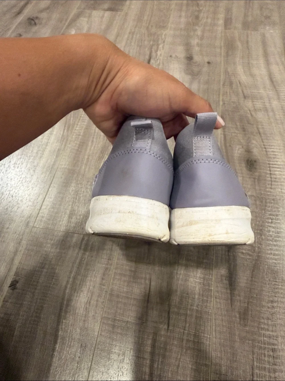 Slip-On Athletic Water Shoe Sneakers in Heathered Light Purple